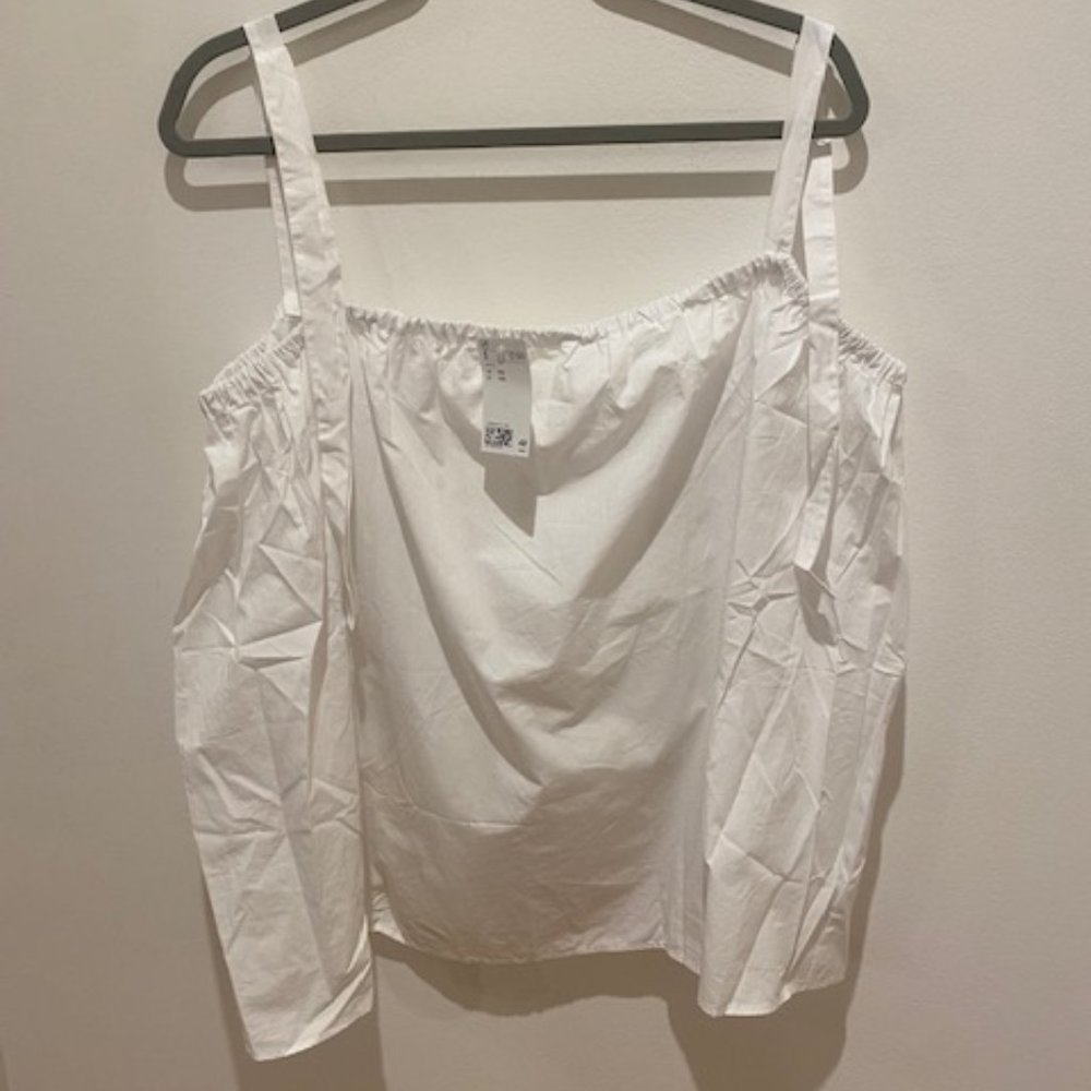 Plus Size White Tank Top (XXL)